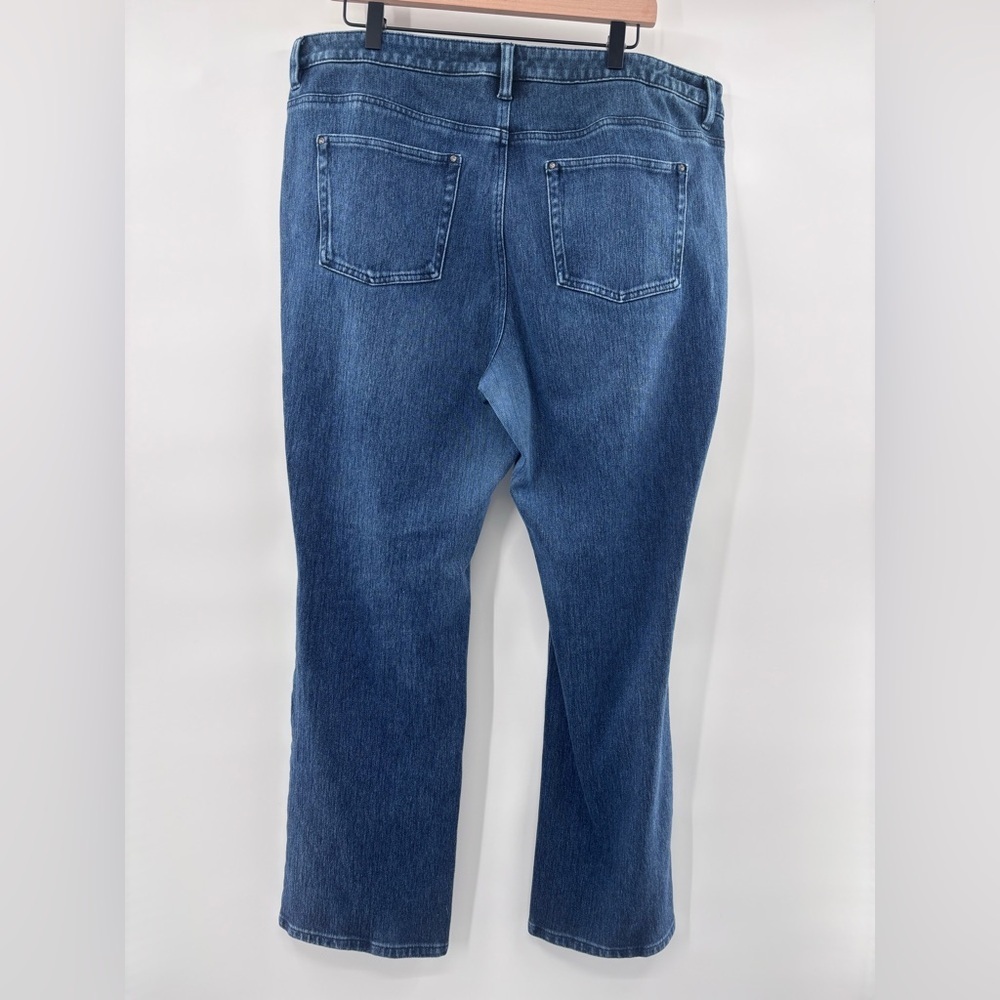 Belle by Kim Gravel Flexibelle 5 Pocket Boot Cut Jeans Size 20W - Picture 4 of 7